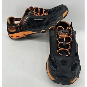 HUMTTO Amphibious Water Slip On Shoes Black With Orange Men's Size 7.5-8